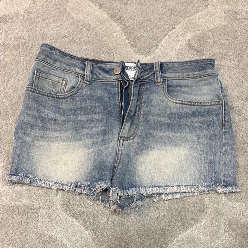 PINK Victoria's Secret Jean Shorts - Blue